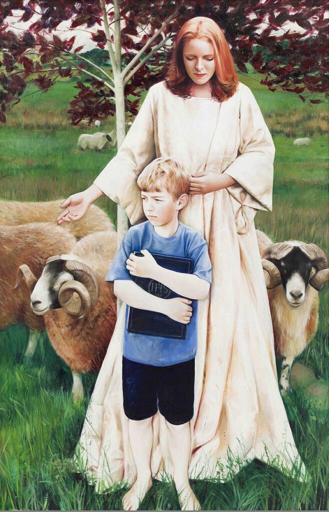 Ogilvie. Painting by Gerard M Burns. Commissioned for the opening of the Junior School building at St Aloysius College, Glasgow (1998). Image © 1998 Gerard M Burns. 